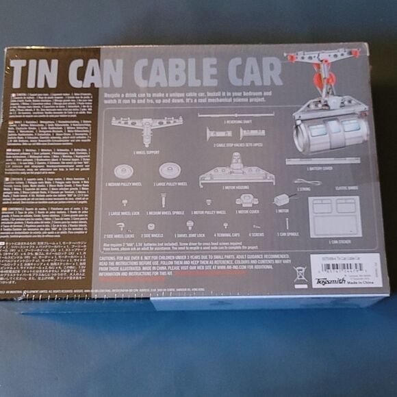 4M Tin Can Cable Car- NIP - Picture 3 of 4